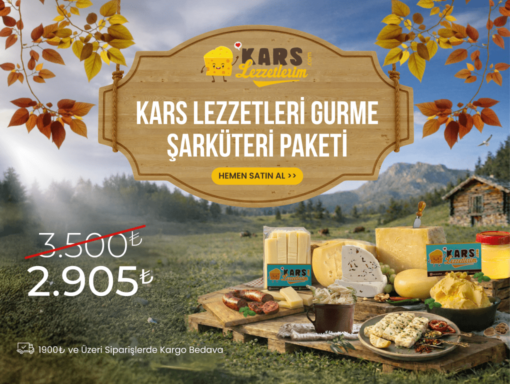 KARS LEZZETLERİ GURME PEYNİR & ŞARKÜTERİ PAKETİ (5,5 KG)