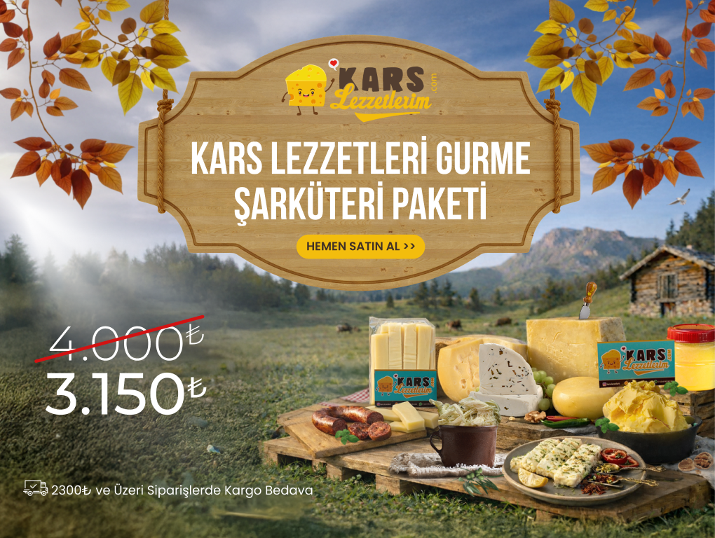 KARS LEZZETLERİ GURME PEYNİR & ŞARKÜTERİ PAKETİ (5,5 KG)