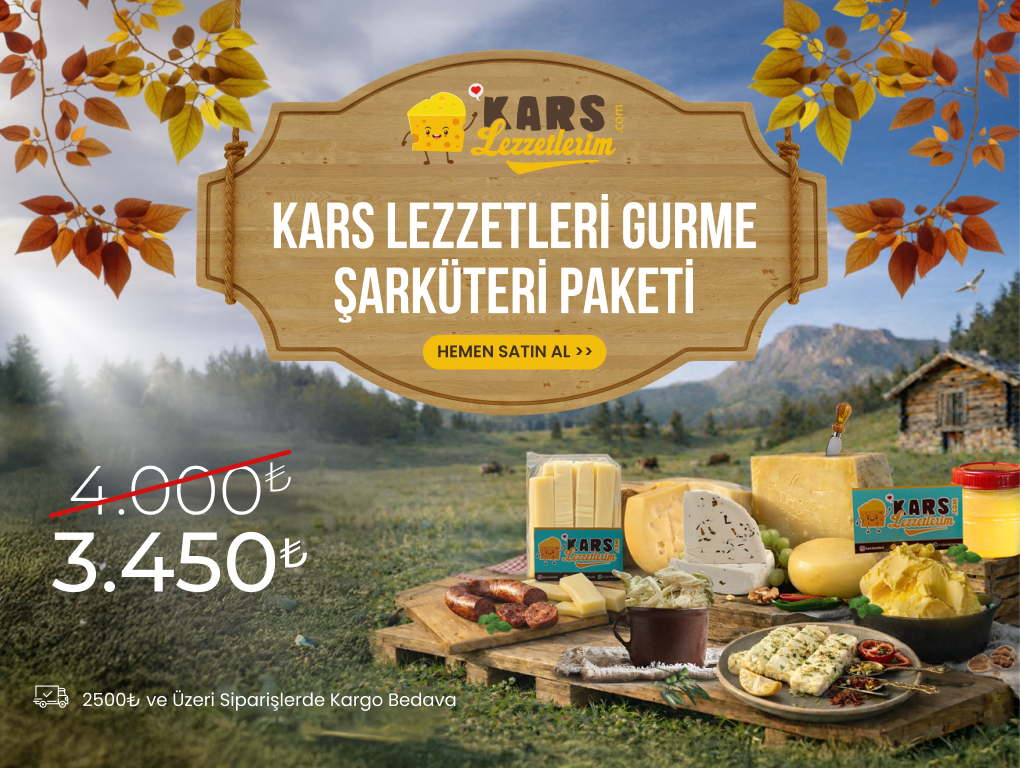KARS LEZZETLERİ GURME PEYNİR & ŞARKÜTERİ PAKETİ (5,5 KG)