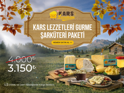 KARS LEZZETLERİ GURME PEYNİR & ŞARKÜTERİ PAKETİ (5,5 KG)